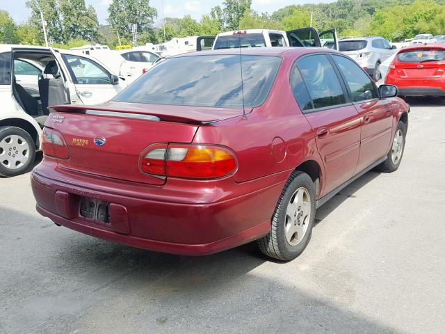 1G1ND52F44M640759 - 2004 CHEVROLET CLASSIC MAROON photo 4