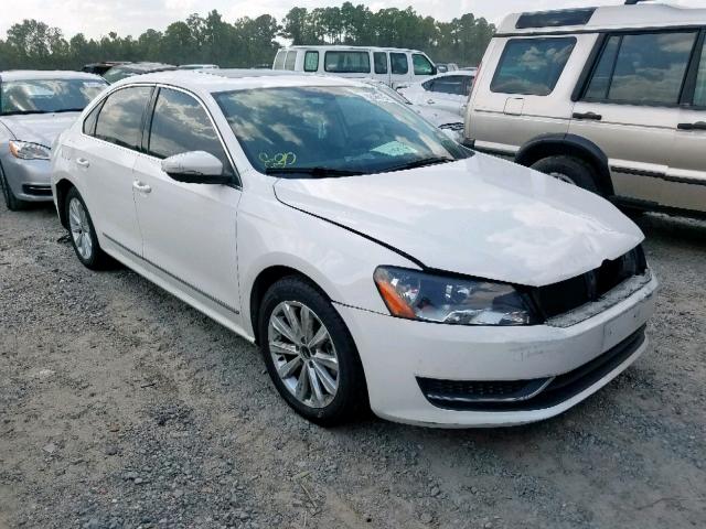 1VWCH7A32CC015638 - 2012 VOLKSWAGEN PASSAT SEL WHITE photo 1