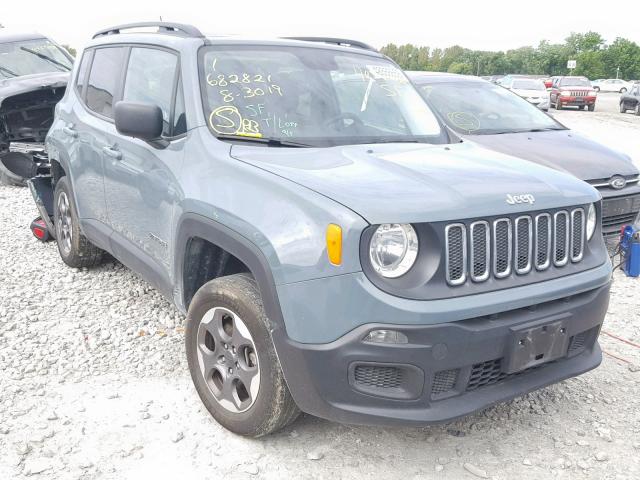 ZACCJBAB2HPE57503 - 2017 JEEP RENEGADE S BLUE photo 1