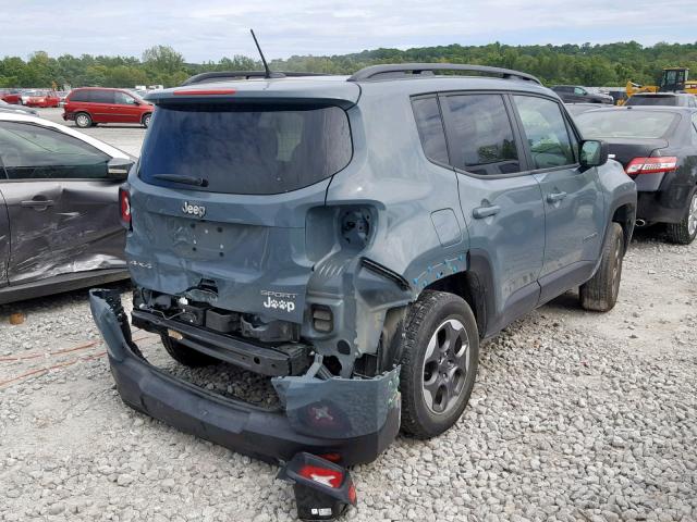 ZACCJBAB2HPE57503 - 2017 JEEP RENEGADE S BLUE photo 4