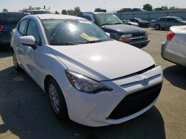 3MYDLBYV6KY524171 - 2019 TOYOTA YARIS L WHITE photo 1