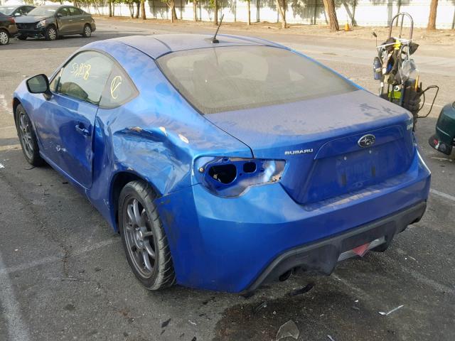 JF1ZCAB18E9604866 - 2014 SUBARU BRZ 2.0 PR BLUE photo 3