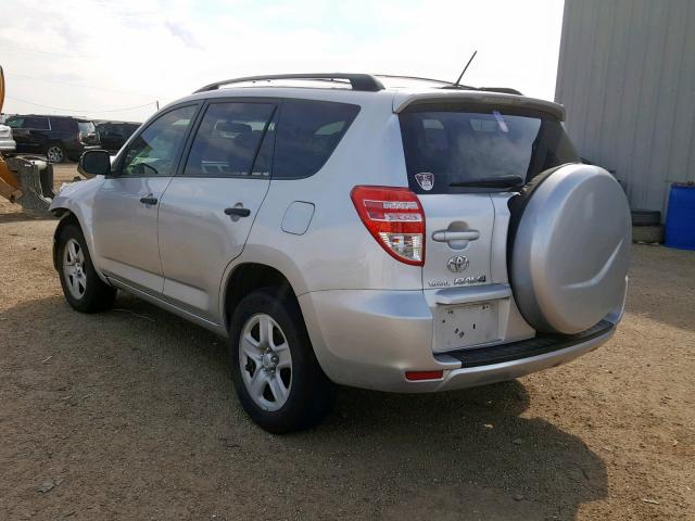 2T3BF4DV7AW049469 - 2010 TOYOTA RAV4 SILVER photo 3