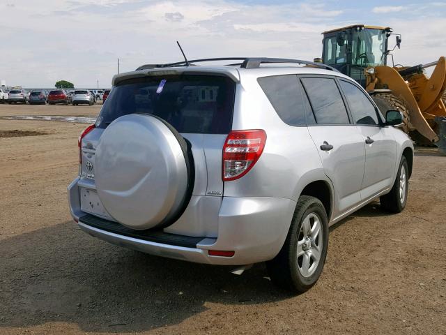 2T3BF4DV7AW049469 - 2010 TOYOTA RAV4 SILVER photo 4