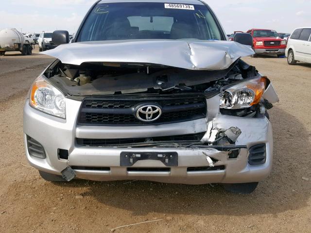 2T3BF4DV7AW049469 - 2010 TOYOTA RAV4 SILVER photo 9