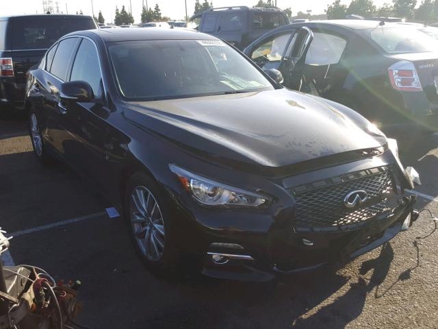 JN1BV7AP0FM349288 - 2015 INFINITI Q50 BASE BLACK photo 1