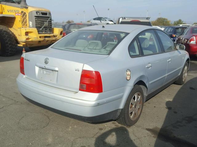 WVWAH63B31P025285 - 2001 VOLKSWAGEN PASSAT GLS SILVER photo 4