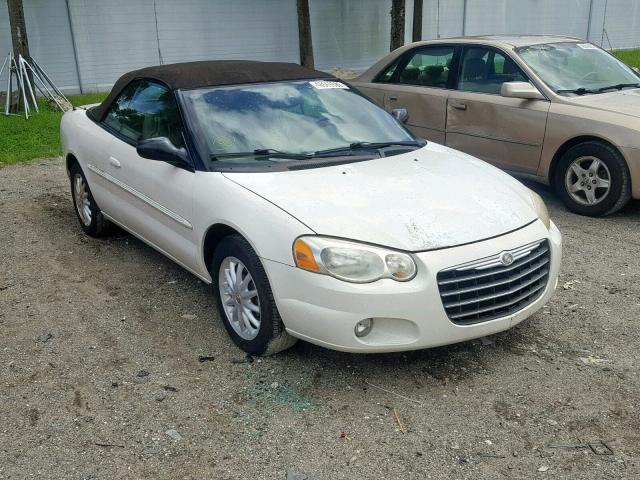 1C3EL55R14N214154 - 2004 CHRYSLER SEBRING LX WHITE photo 1