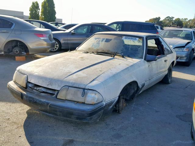 1FACP42E1MF128958 - 1991 FORD MUSTANG GT WHITE photo 2