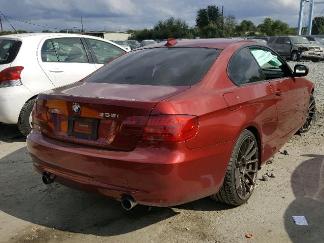 WBAKF9C53BE619889 - 2011 BMW 335 XI RED photo 4