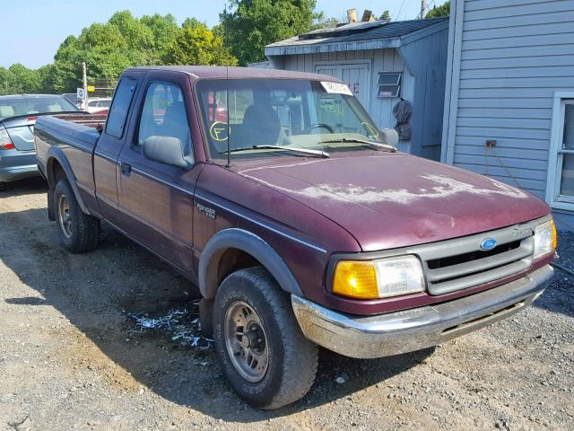 1FTCR15X5PTA53378 - 1993 FORD RANGER SUP BURGUNDY photo 1