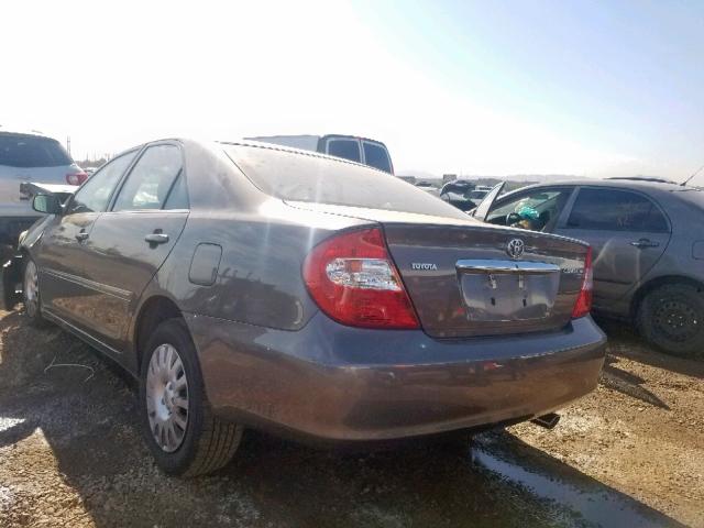 4T1BE32K04U850182 - 2004 TOYOTA CAMRY LE GRAY photo 3