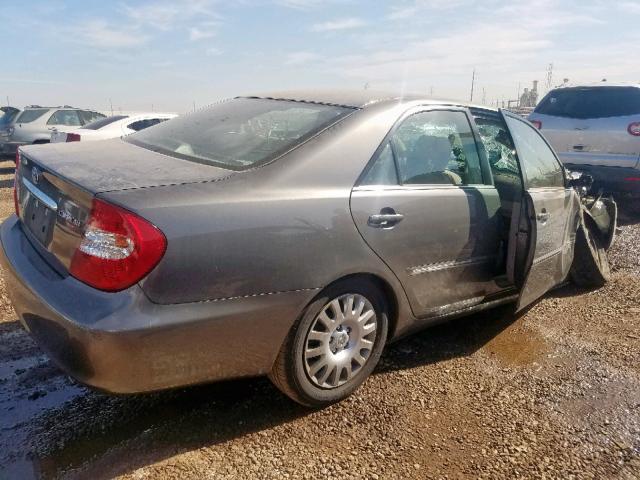 4T1BE32K04U850182 - 2004 TOYOTA CAMRY LE GRAY photo 4