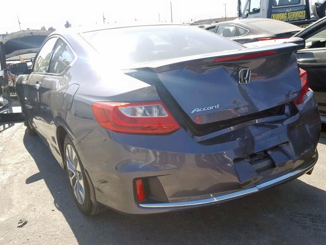 1HGCT1B39EA008988 - 2014 HONDA ACCORD LX- GRAY photo 3