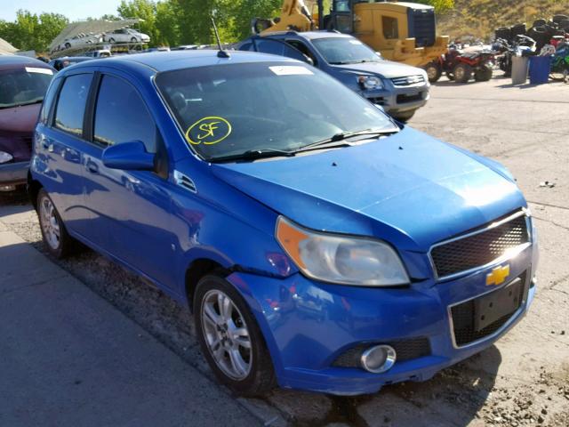 KL1TG66EX9B329473 - 2009 CHEVROLET AVEO LT BLUE photo 1