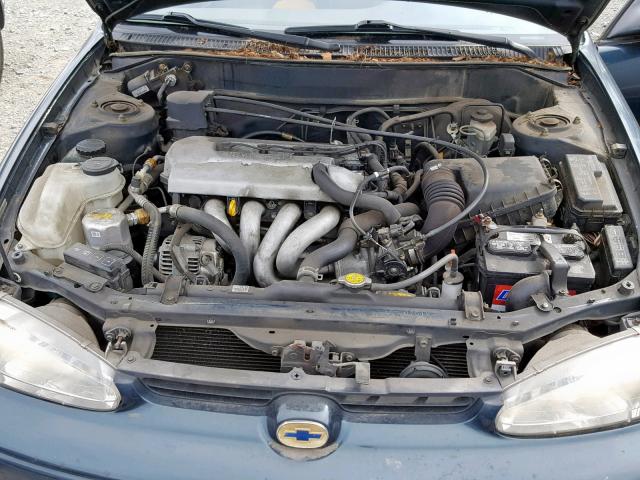 1Y1SK5282WZ430227 - 1998 CHEVROLET GEO PRIZM 绿色 照片 7