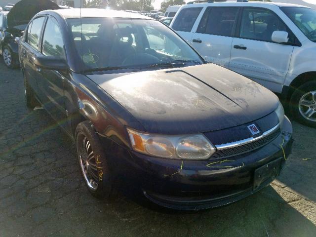 1G8AF52F24Z129371 - 2004 SATURN ION LEVEL BLACK photo 1