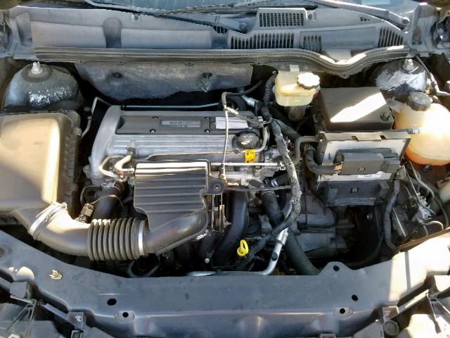 1G8AF52F24Z129371 - 2004 SATURN ION LEVEL BLACK photo 7