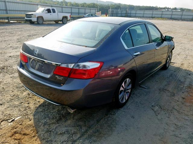 1HGCR2F39EA265664 - 2014 HONDA ACCORD LX GRAY photo 4