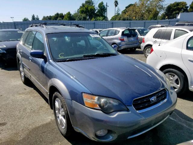 4S4BP62C257389801 - 2005 SUBARU LEGACY OUT BLUE photo 1