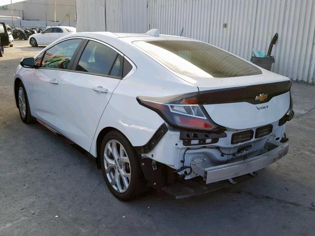 1G1RD6S56HU101886 - 2017 CHEVROLET VOLT PREMI WHITE photo 3