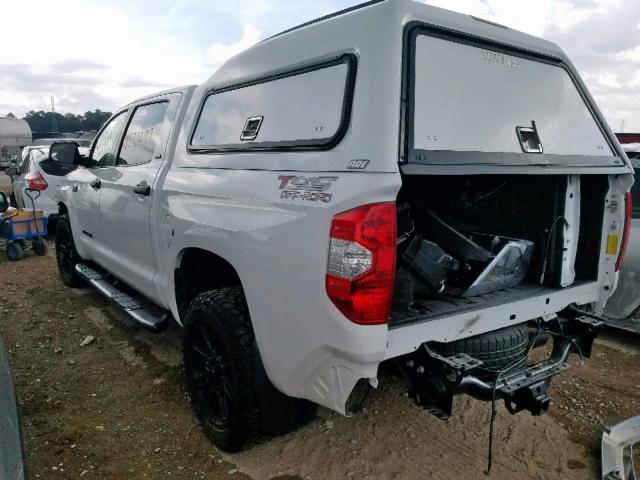 5TFDY5F11KX842136 - 2019 TOYOTA TUNDRA CRE WHITE photo 3