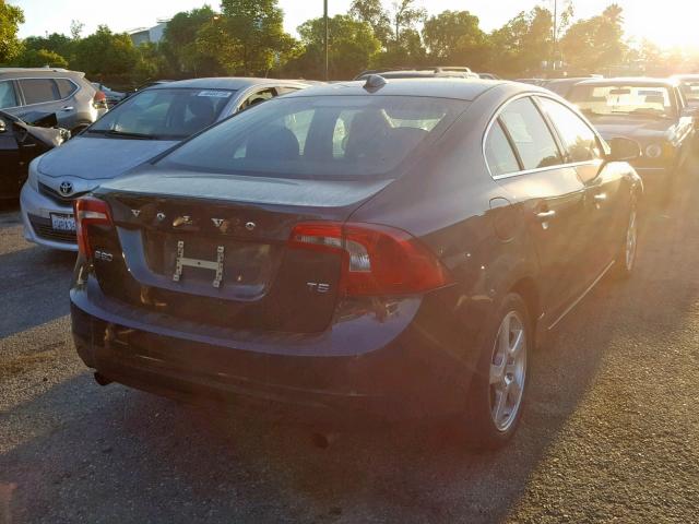 YV1622FS5C2049982 - 2012 VOLVO S60 T5 GRAY photo 4