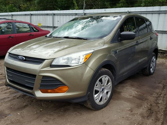 1FMCU0F72DUD83777 - 2013 FORD ESCAPE S GREEN photo 2