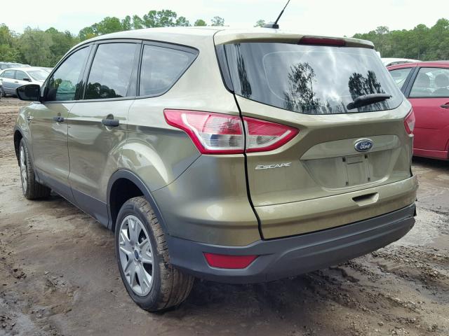 1FMCU0F72DUD83777 - 2013 FORD ESCAPE S GREEN photo 3