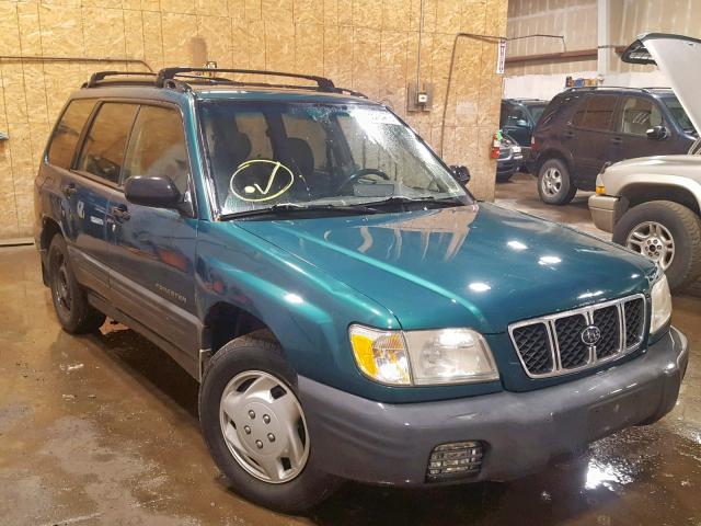 JF1SF63531H716997 - 2001 SUBARU FORESTER L GREEN photo 1