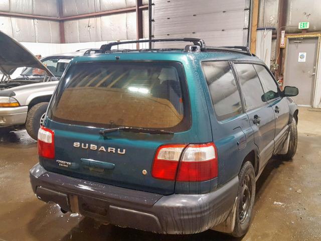 JF1SF63531H716997 - 2001 SUBARU FORESTER L GREEN photo 4