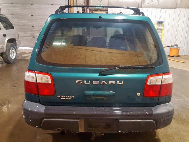 JF1SF63531H716997 - 2001 SUBARU FORESTER L GREEN photo 9