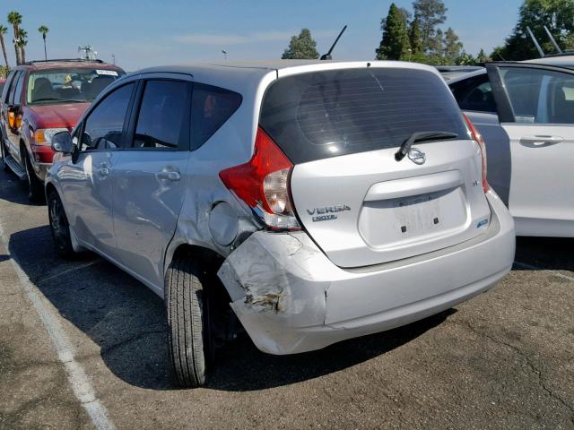 3N1CE2CP0EL428425 - 2014 NISSAN VERSA NOTE SILVER photo 3