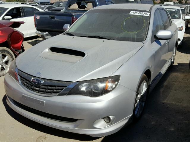 JF1GE75698G505503 - 2008 SUBARU IMPREZA WR SILVER photo 2