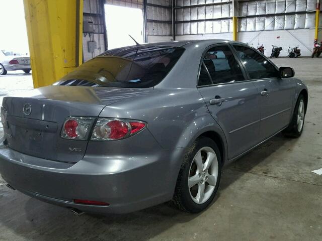 1YVHP80D965M61056 - 2006 MAZDA MAZDA6 BLACK photo 4