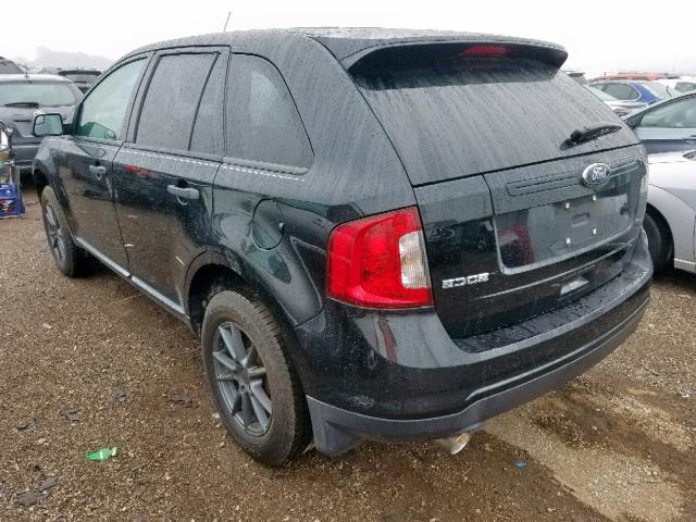 2FMDK3GC0DBA37692 - 2013 FORD EDGE SE BLACK photo 3