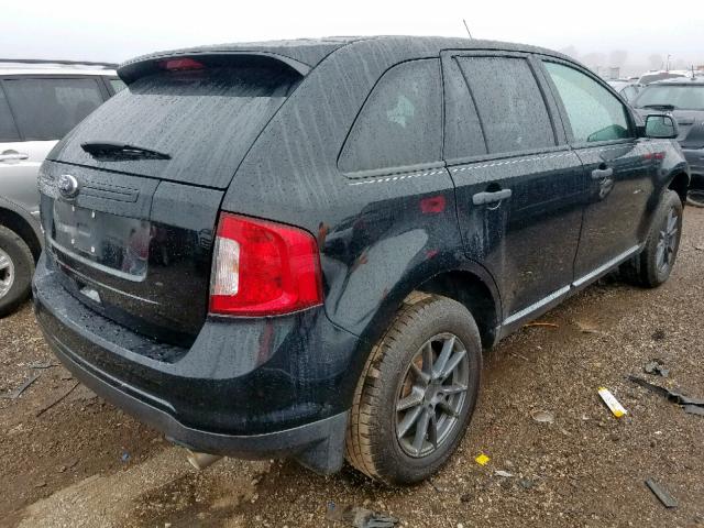 2FMDK3GC0DBA37692 - 2013 FORD EDGE SE BLACK photo 4