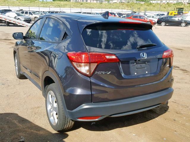 3CZRU6H51GM739233 - 2016 HONDA HR-V EX PURPLE photo 3