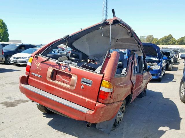 4S6CK58W8X4415358 - 1999 HONDA PASSPORT E ORANGE photo 4