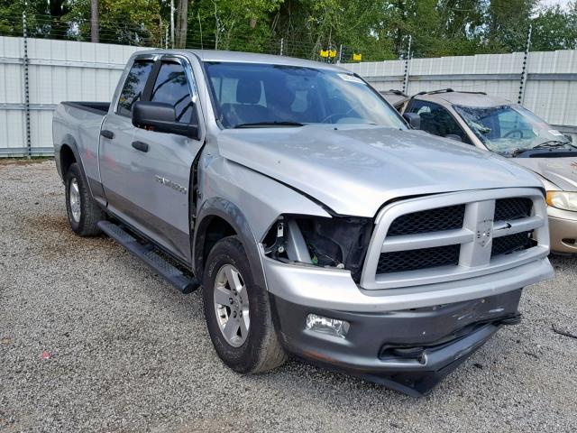 1C6RD6GT3CS137240 - 2012 DODGE RAM 1500 S SILVER photo 1