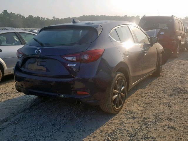 3MZBN1L38JM266643 - 2018 MAZDA 3 TOURING BLUE photo 4