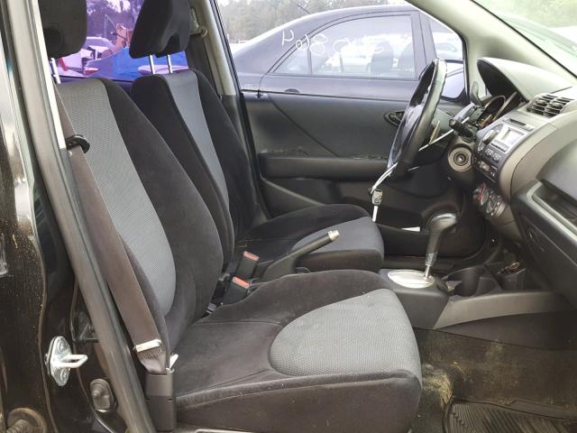 JHMGD38637S037506 - 2007 HONDA FIT S 黑色 照片 5