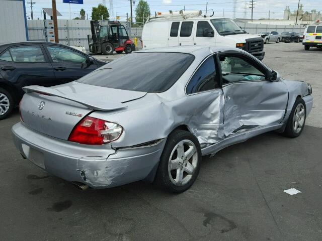 19UYA42721A009166 - 2001 ACURA 3.2CL TYPE SILVER photo 4