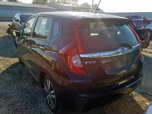 JHMGK5H7XGX022661 - 2016 HONDA FIT EX BLACK photo 3