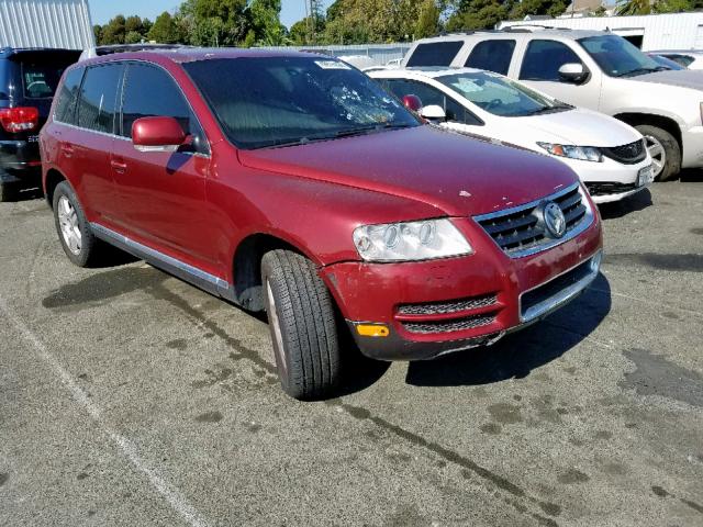 WVGCM77L14D042200 - 2004 VOLKSWAGEN TOUAREG 4. BURGUNDY photo 1