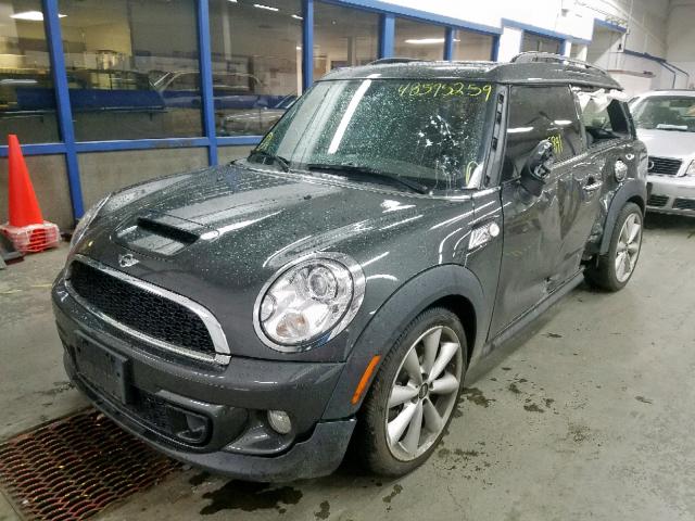 WMWZG3C53ETY33287 - 2014 MINI COOPER S C GRAY photo 2