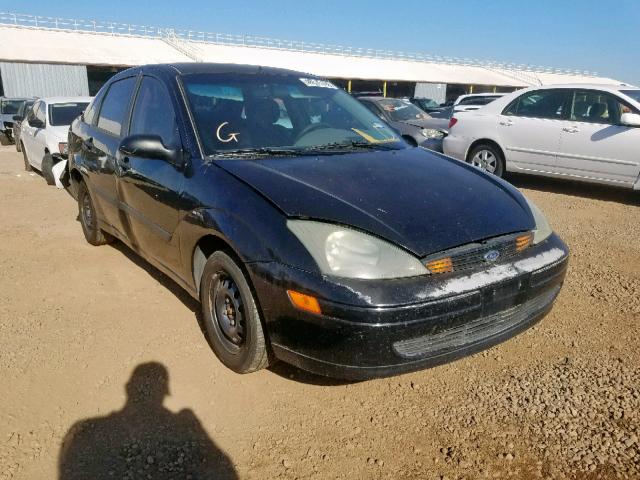 1FAFP33P24W130757 - 2004 FORD FOCUS LX BLACK photo 1