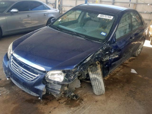 KNAFE121175467977 - 2007 KIA SPECTRA EX BLUE photo 2