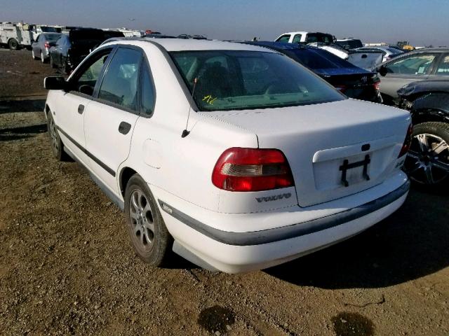 YV1VS255XYF555010 - 2000 VOLVO S40 WHITE photo 3