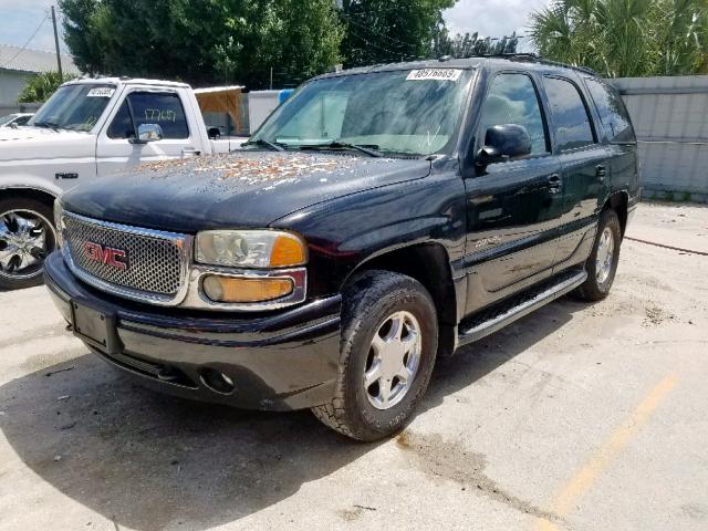 1GKEK63U74J274866 - 2004 GMC YUKON DENA BLACK photo 2